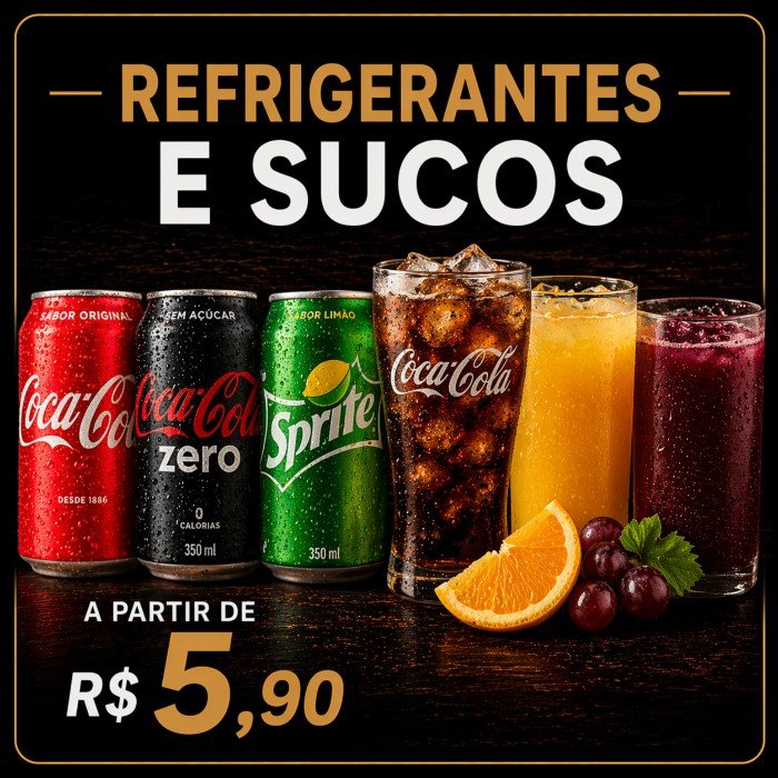 Bebidas na Peg Prático Pizzas