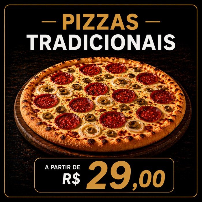 Tradicionais na Peg Prático Pizzas