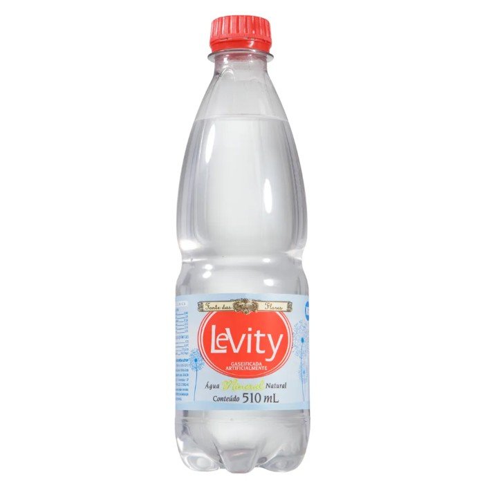 Água com Gás Levity 510ml da Peg Prático Pizzas