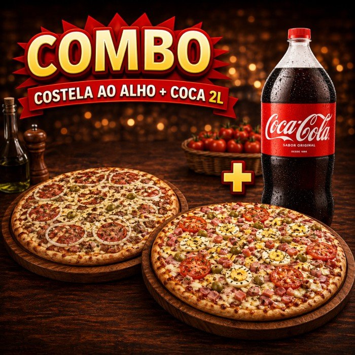 Combo Família 2 da Peg Prático Pizzas