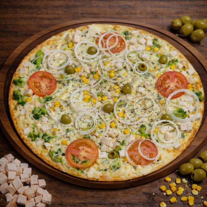 Vegetariana da Peg Prático Pizzas
